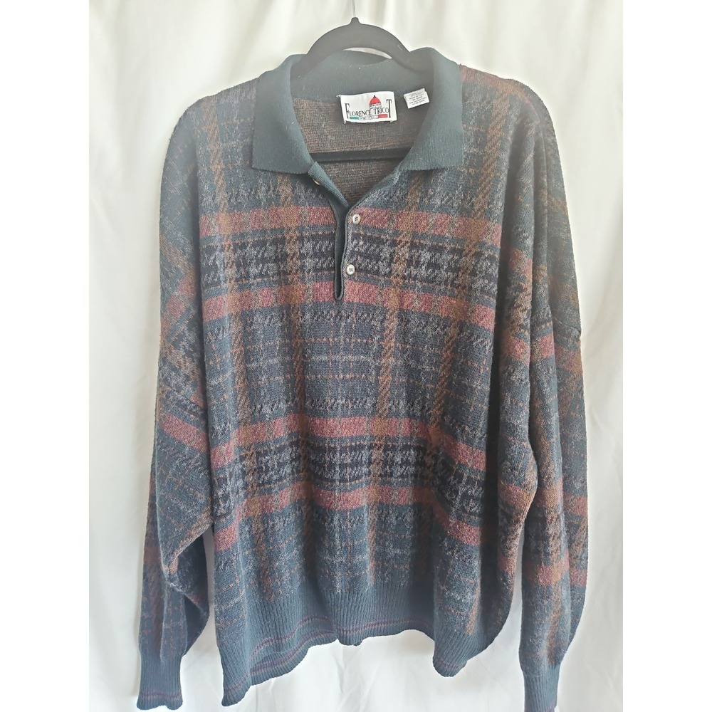 Florence Tricot Made In Italy Pullover 3XL Label Tag Is Ripped